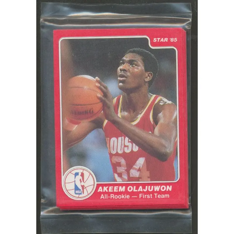 1985/86 Star Basketball All Rookie Team Bagged Set