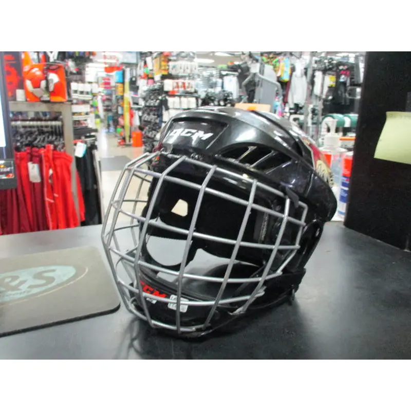 Used CCM FL40 S Hockey Helmet W/ Mask