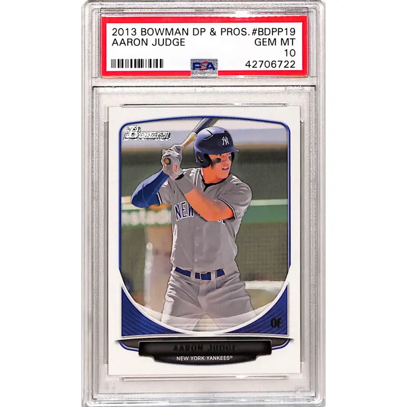 Aaron Judge 2013 Bowman Draft #BDPP19 PSA 10 Gem Mint 6722