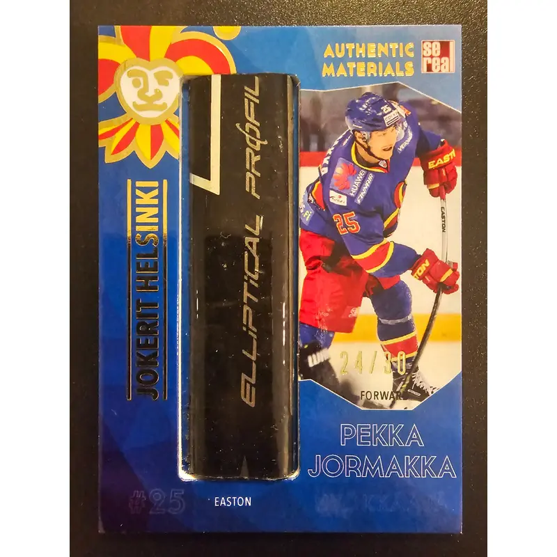 2015-16 Sereal Jokerit Authentic Materials Sticks - Pekka Jormakka #JOK-STI-013 /30