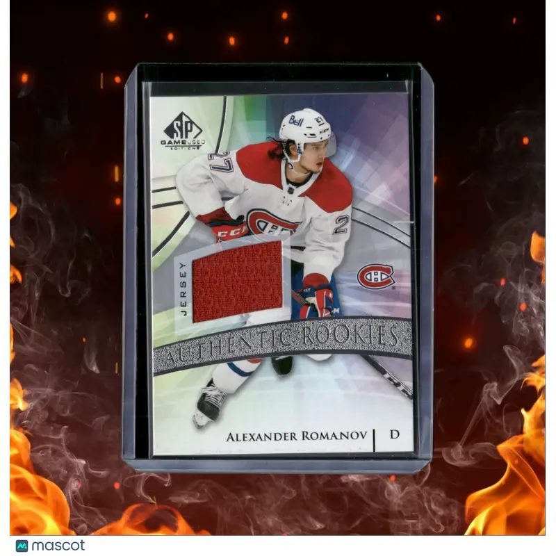 2020-21 SP Game Used Alexander Romanov Jersey Rookie #130