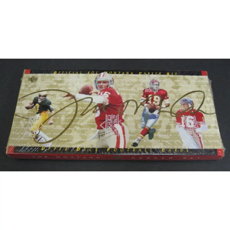 1995 Upper Deck Football Joe Montana Career Factory Set