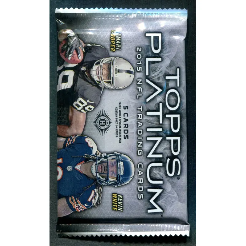 2015 Topps Platinum Football Unopened Pack (Hobby) (5)