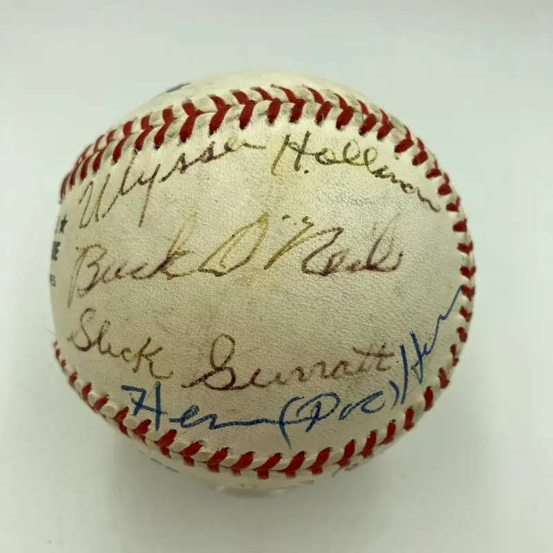 Buck O'neil Negro League Legends Multi Signed National League Baseball JSA