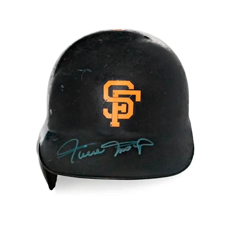 Willie Mays Signed Authentic San Francisco Giants Game Helmet PSA DNA COA