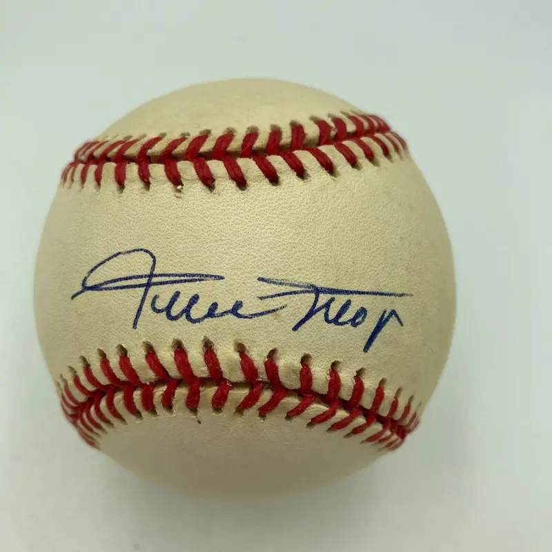 Willie Mays Signed Official National League Baseball PSA DNA COA