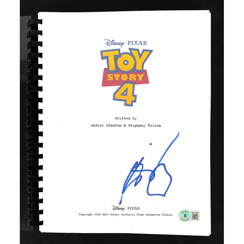 Keegan-Michael Key Toy Story 4 Authentic Signed Movie Script BAS #BF14627