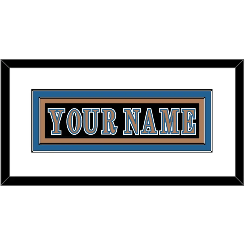 Washington Nameplate - Road Black (1997-2007) - Double Mat 1