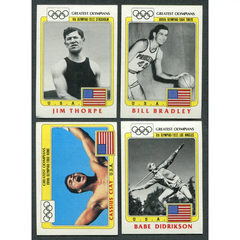 1983 Topps Greatest Olympians Complete Set NM NM/MT (99) (24-443)