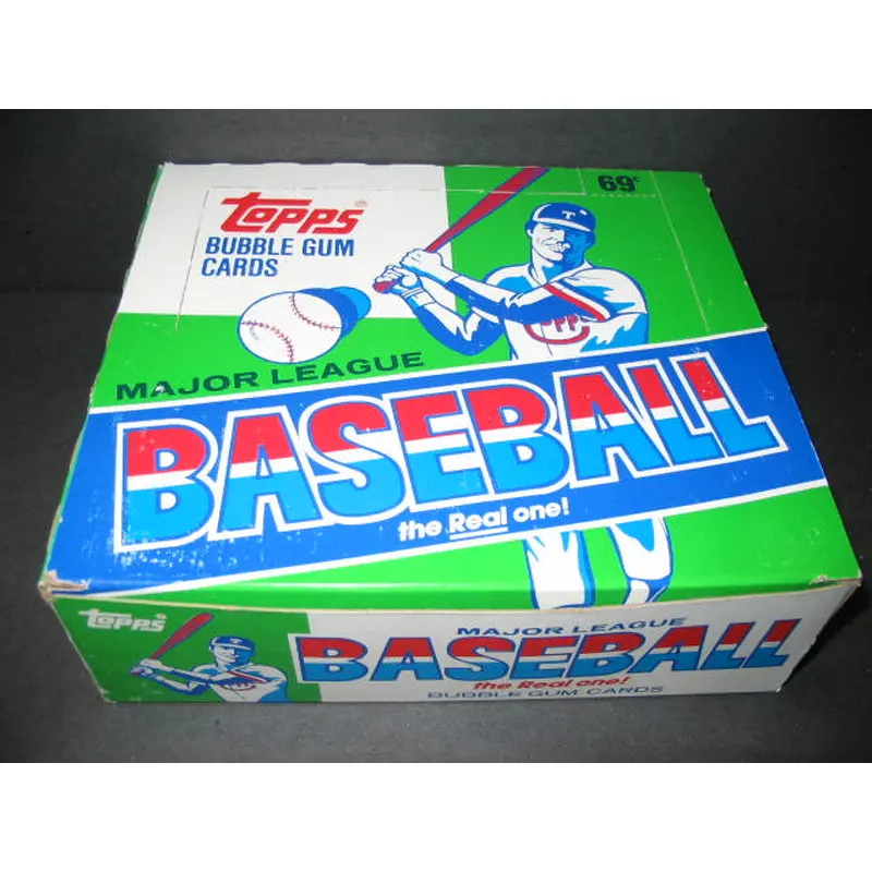 1987 Topps Baseball Unopened Cello Box