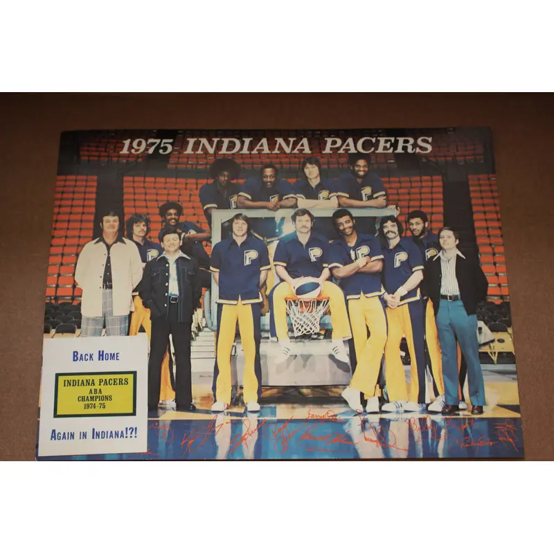 1974-75 Indiana Pacers ABA Champions 8x10 Photo