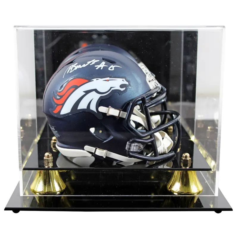 Broncos Nik Bonitto Authentic Signed Speed Mini Helmet W/ Case BAS Witnessed