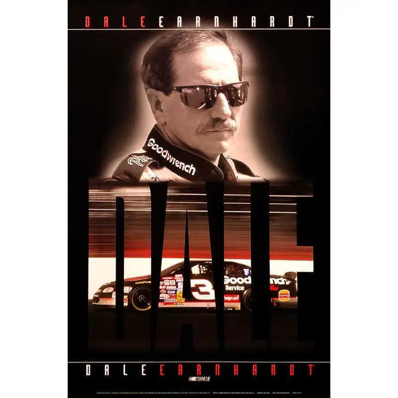 Dale Earnhardt "Speed" Commemorative NASCAR Racing Poster - Time Factory 2006