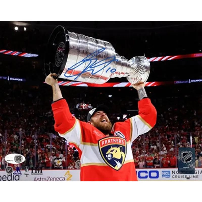A.J. Greer Autographed Florida Panthers Stanley Cup 8x10 Photo - JSA