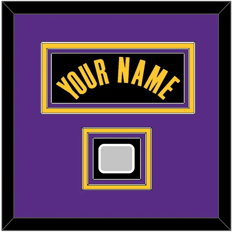 Los Angeles Name & Champions Patch - Black Earned (2020-2021) - Triple Mat 3