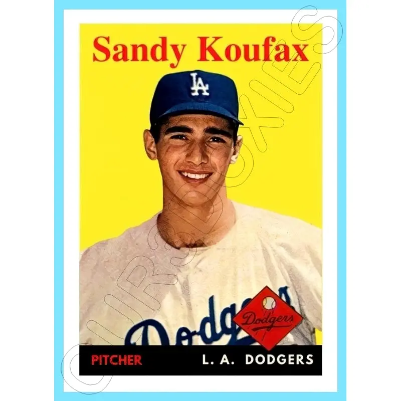 Sandy Koufax 1958 Topps Custom Card - 4129