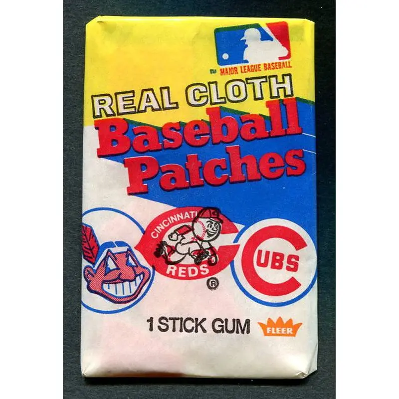 1972 Fleer Baseball Patches Unopened Wax Pack