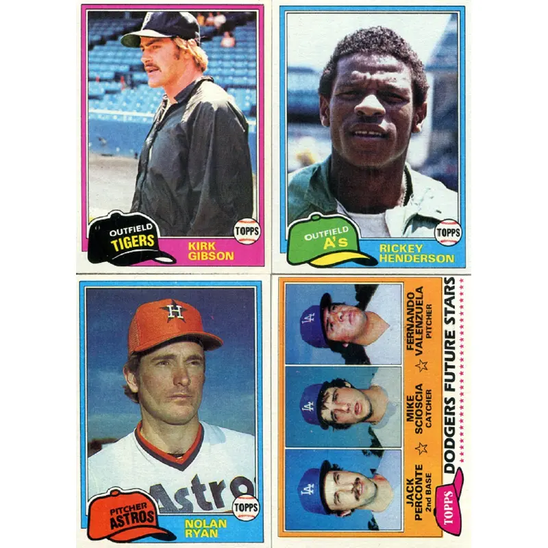 1981 Topps Baseball Complete Set NM NM/MT (726) (23-109)