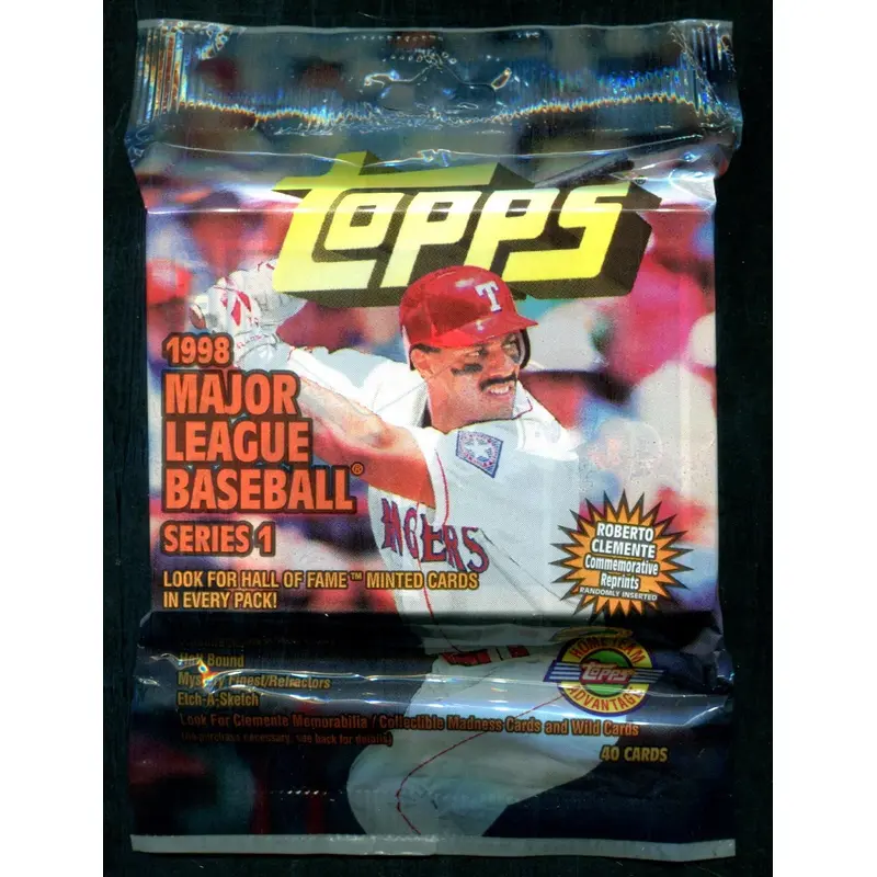 1998 Topps Baseball Unopened Series 1 Jumbo Pack (40) (HTA)