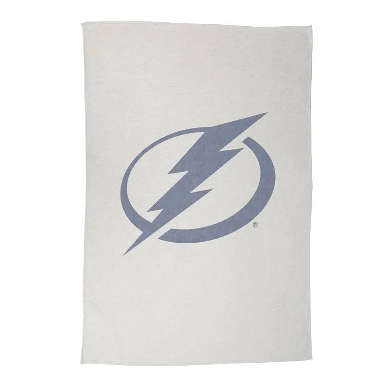 Tampa Bay Lightning Oversized Logo Sublimated Sweatshirt Blanket