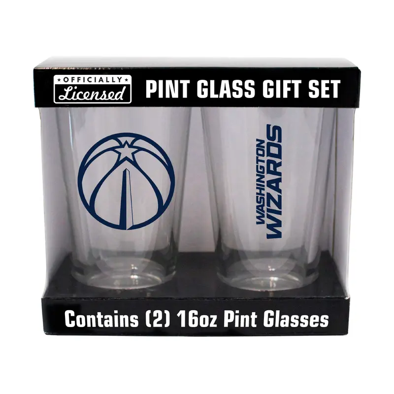 Washington Wizards 16oz Gameday Pint Glass 2 Pack
