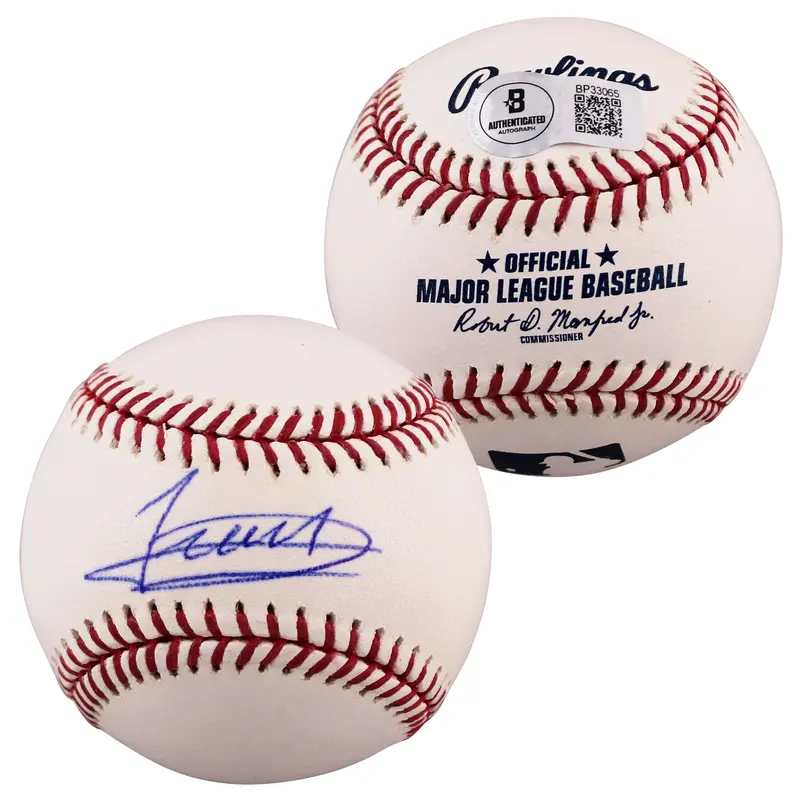 Giants Luis Matos Authentic Signed OML Baseball Autographed BAS #BP33065