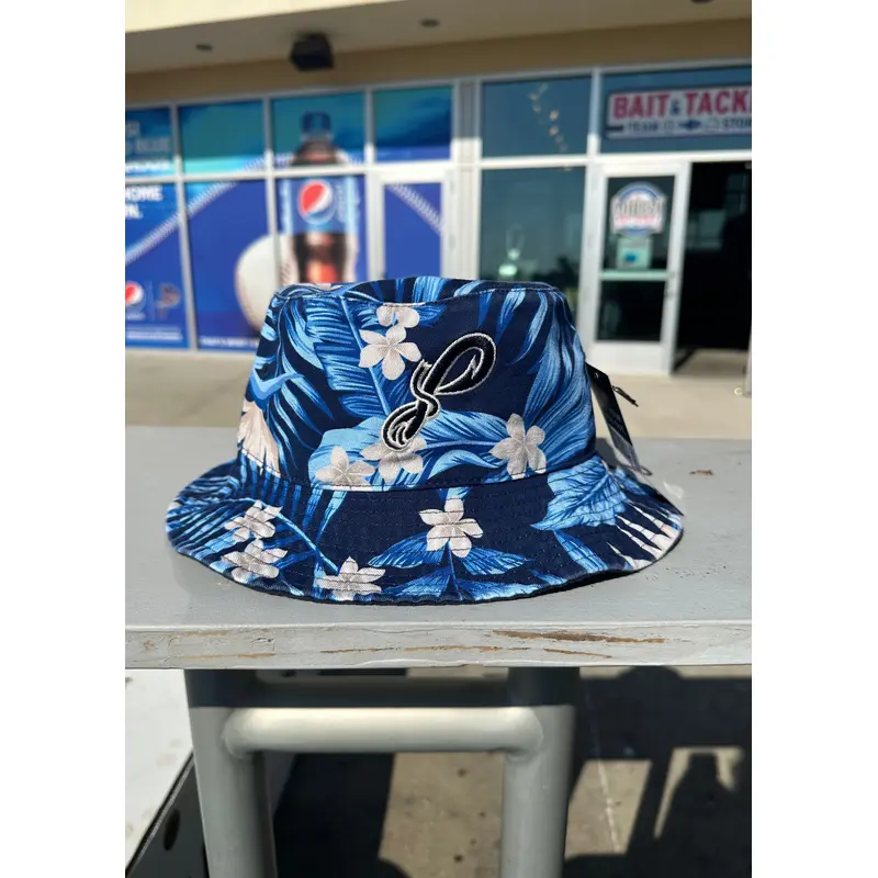 Pensacola Blue Wahoos '47 Tropical Bucket Hat