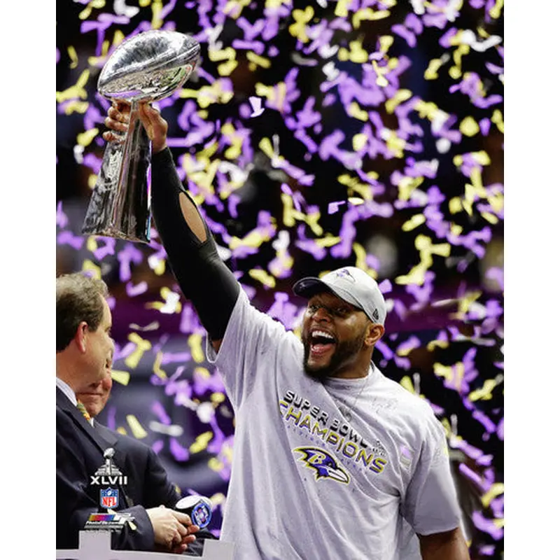 Ray Lewis "Capstone Moment" Super Bowl XLVII Premium 16x20 Poster Print - Photofile