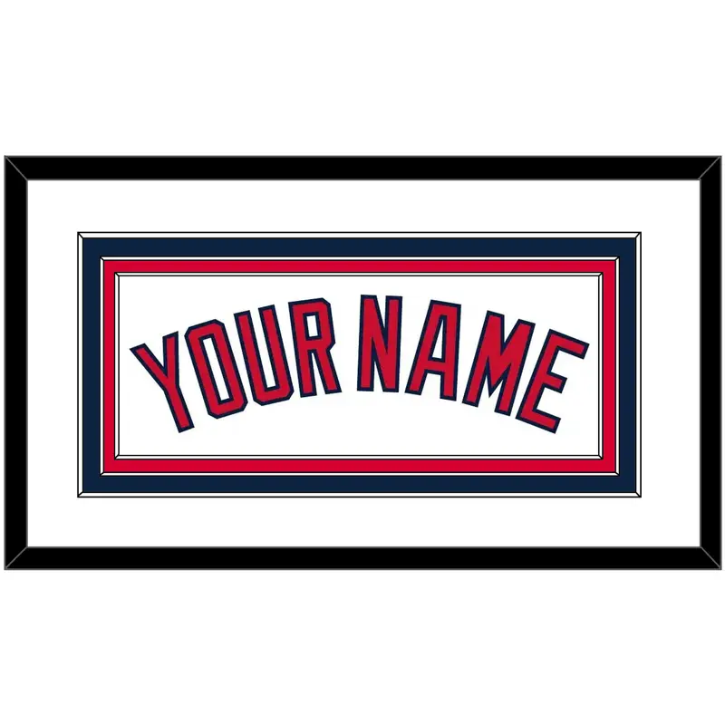 Cleveland Name - Home White - Triple Mat 1
