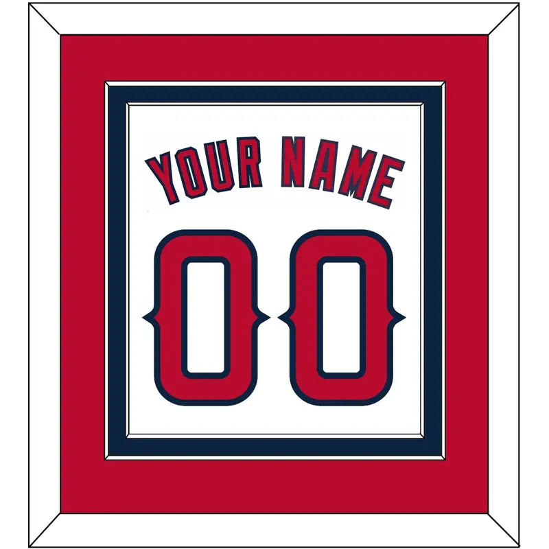 Los Angeles Name & Number - Home White (2002-2023) - Double Mat 2