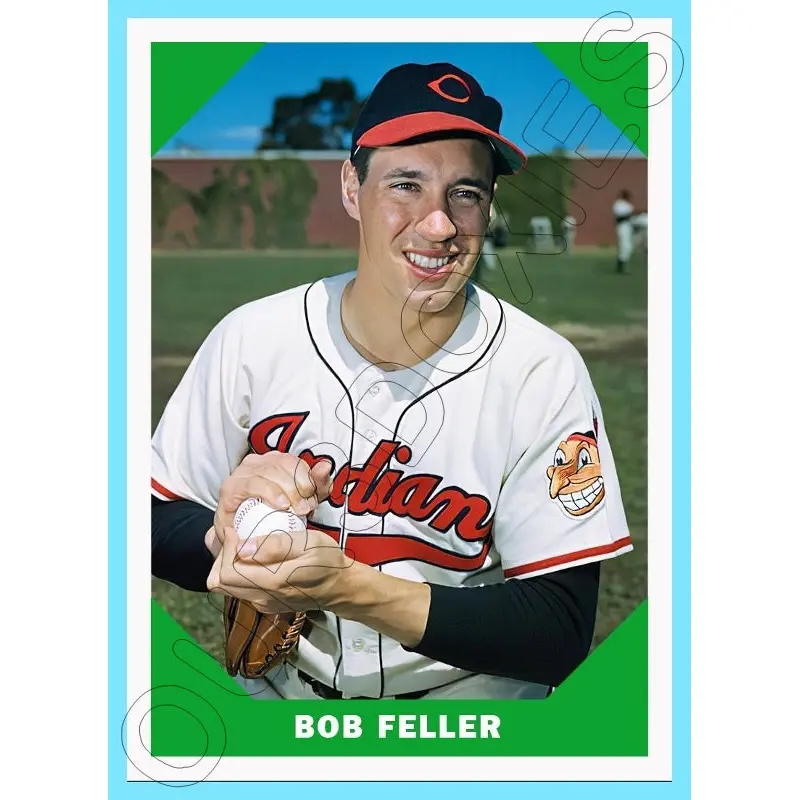 Bob Feller 1960 Fleer Custom Card - 4199