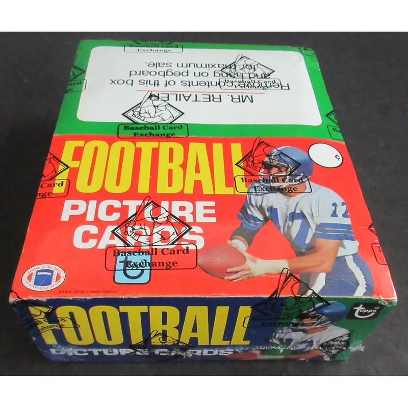 1981 Topps Football Unopened Rack Box (BBCE) (Non X-Out) (A15476)