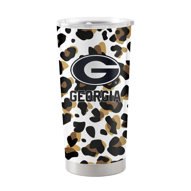 Georgia 20oz Neutral Leopard Stainless Steel Tumbler