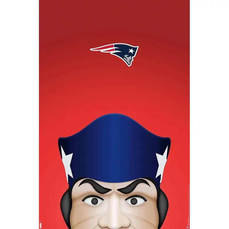 New England Patriots "Pat Patriot Style" NFL Theme Art Poster - S. Preston/Trends Int'l.