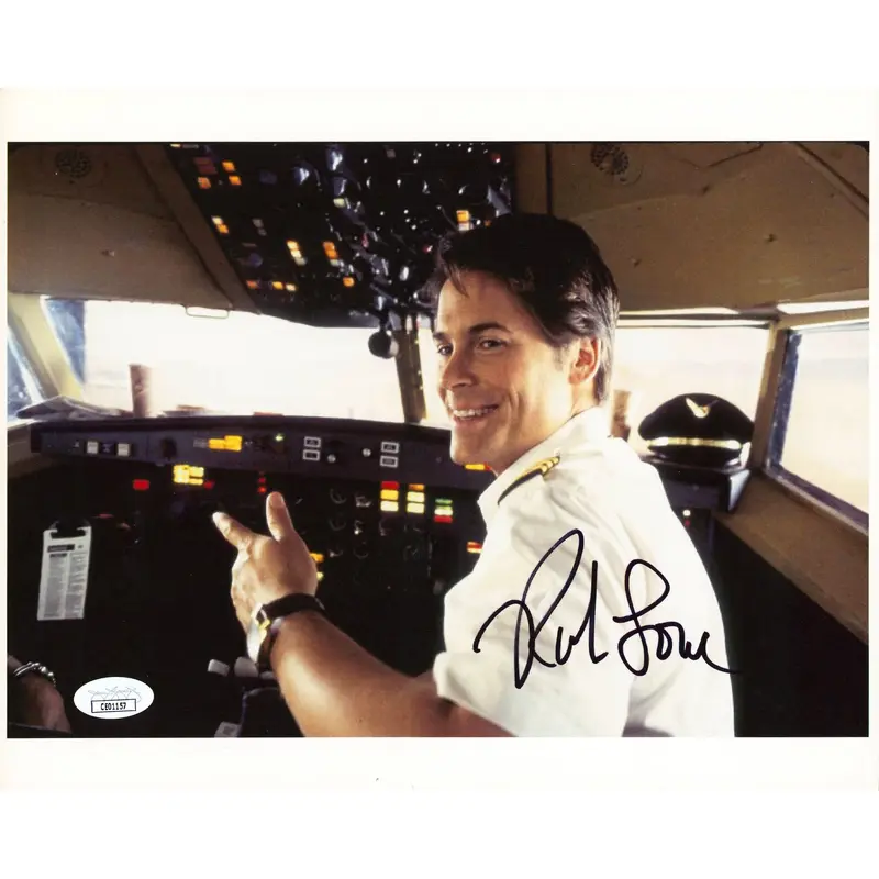Rob Lowe View From The Top Authentic Signed 8.5x11 Horizontal Photo JSA #CE01157