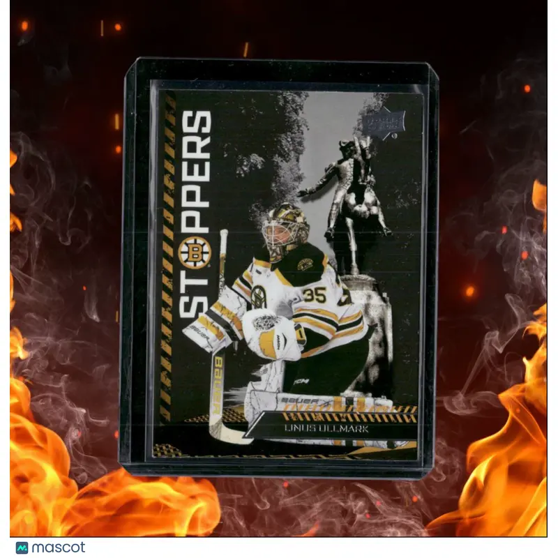 2023-24 Upper Deck Boston Bruins Centennial Linus Ullmark Stoppers #ST-14