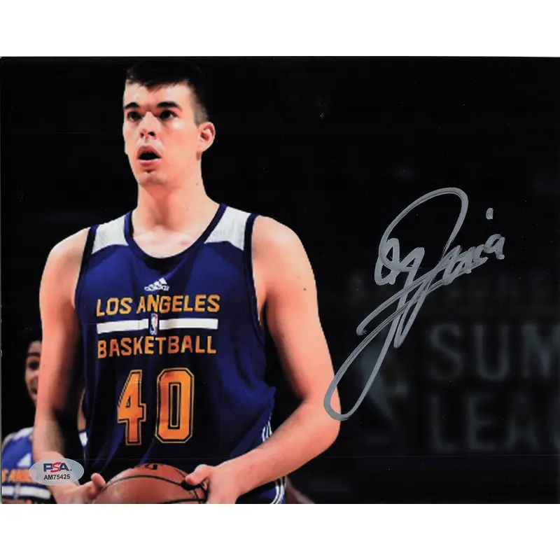 Ivica Zubac signed 8x10  photo PSA/DNA  Los Angeles Clippers Autographed