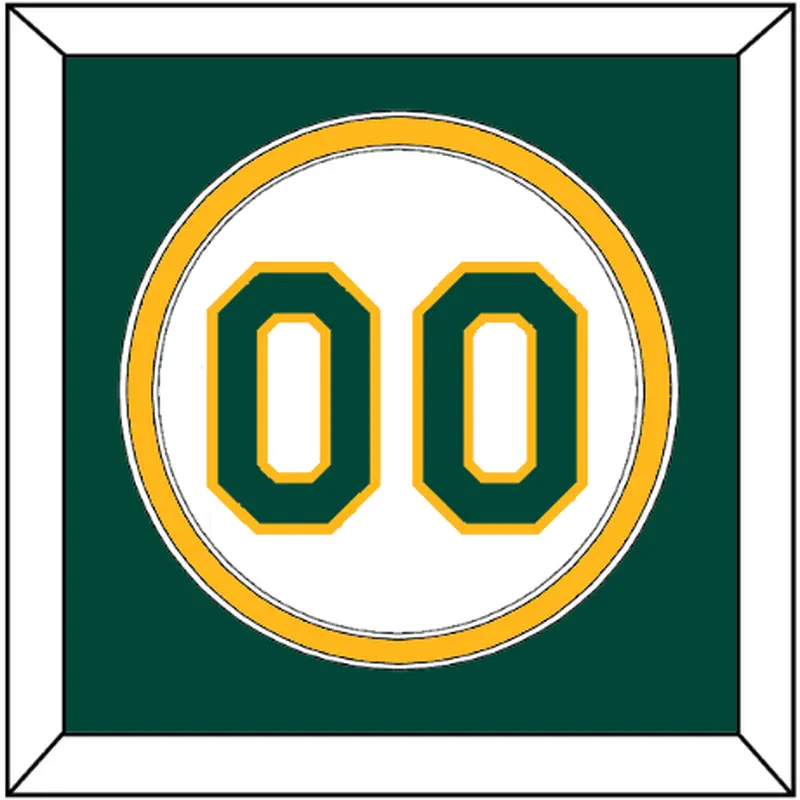 Oakland Number - Home White - Double Mat 2
