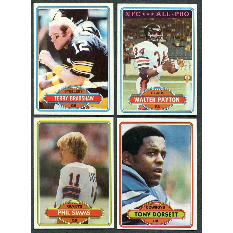 1980 Topps Football Complete Set EX/MT NM (528) (24-634)