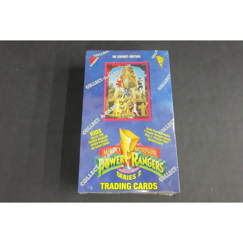 1994 Collect-A-Card Mighty Morphin Power Ranger Series 2 Box