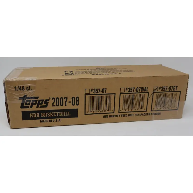 2007/08 Topps Basketball Unopened Box (Retail) (Gravity) (48/11)