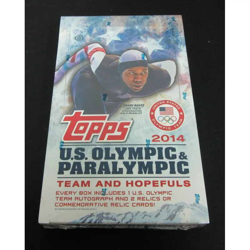 2014 Topps U.S. Olympic & Paralympic Trading Card Box (Hobby) (24/8)