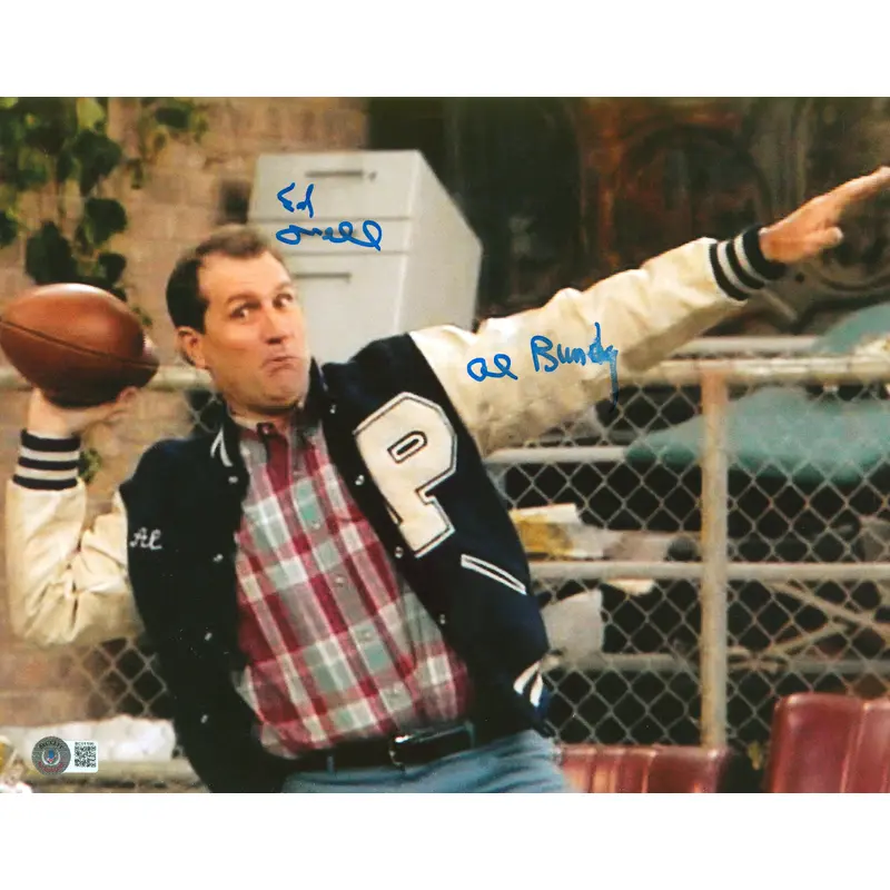 Ed O'Neil Married With Children "Al Bundy" Signed 11x14 Photo BAS #BC01106