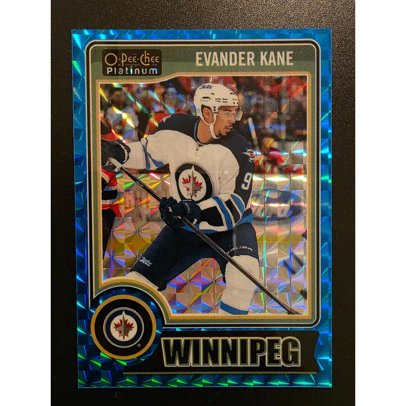 2014-15 Upper Deck OPC Platinum - Blue Cubes - Evander Kane #50 /65