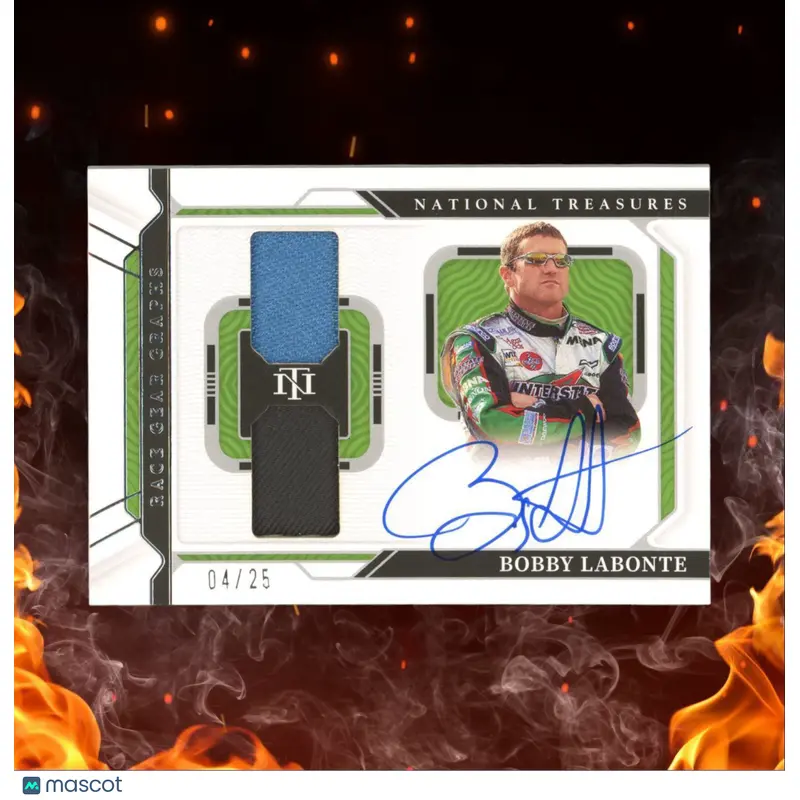 2022 National Treasures Bobby Labonte Race Gear Graphs Auto 04/25 #DRGG-BL