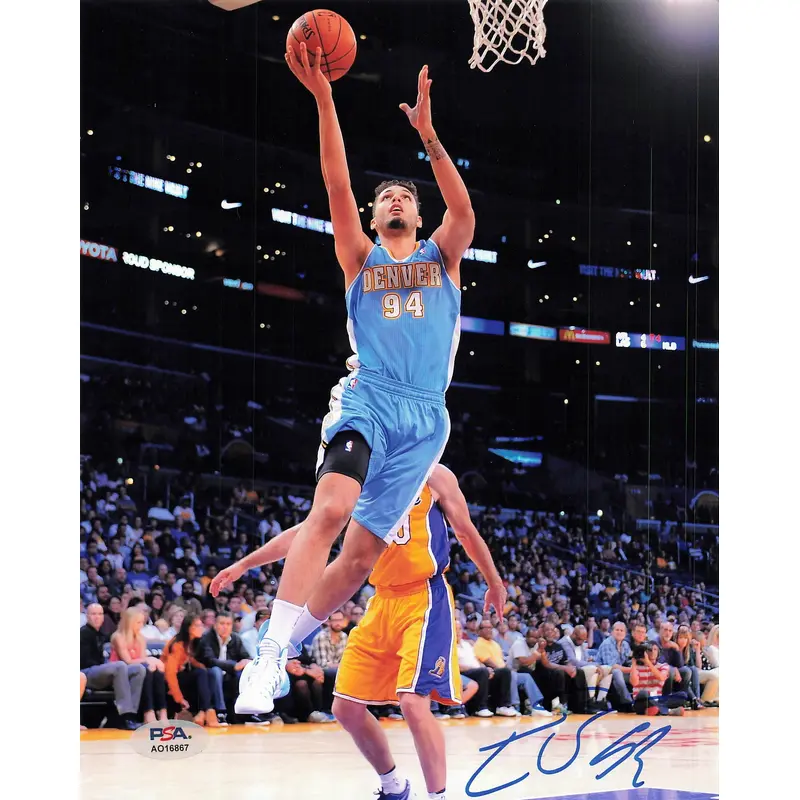 Evan Fournier signed 8x10 photo PSA/DNA Denver Nuggets Autographed