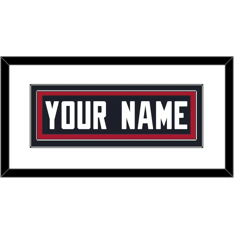 Houston Nameplate - Home Blue (2002-2023) - Double Mat 1