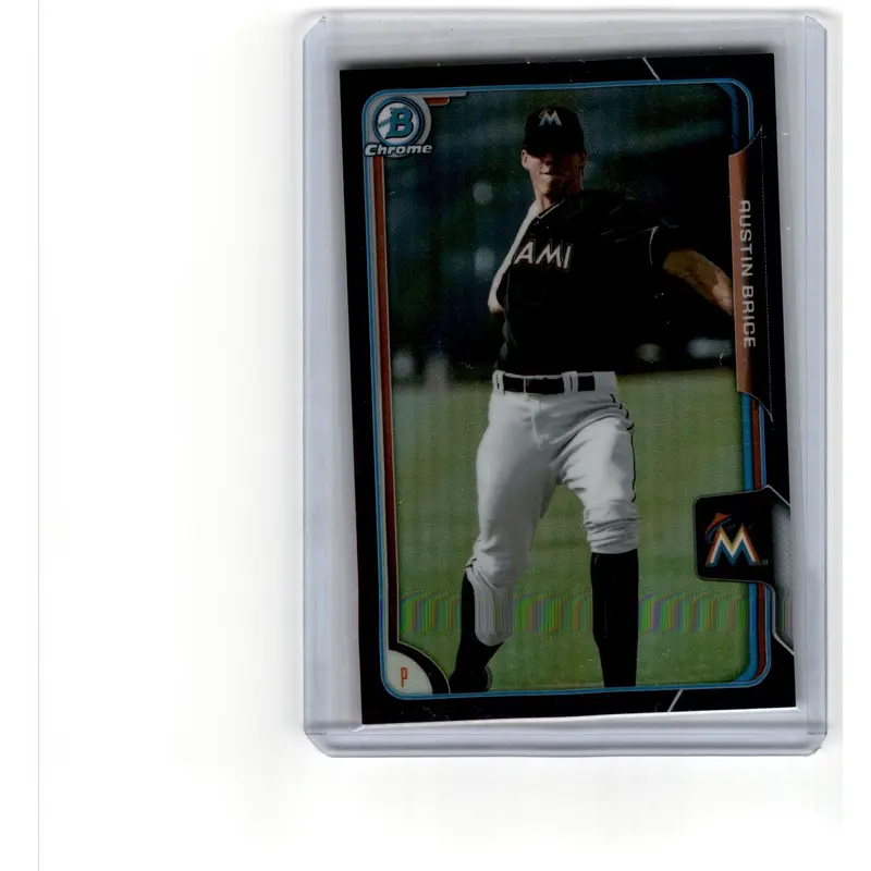 2015 Bowman Chrome Prospects Purple Refractors Austin Brice #BCP213 060/250