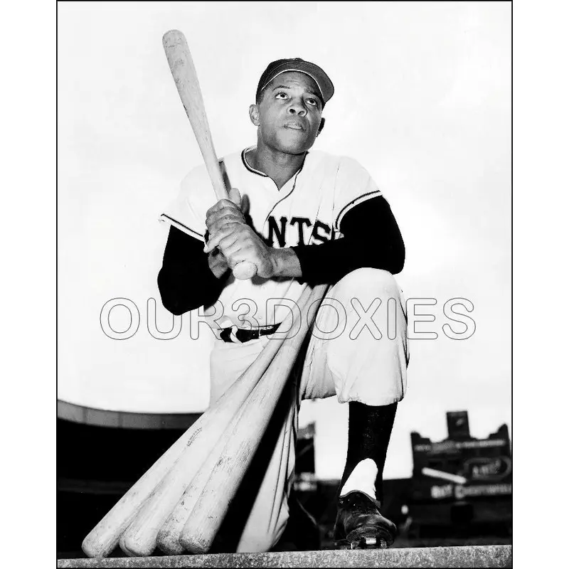 Willie Mays 8X10 Photo - 1955 New York Giants - 969