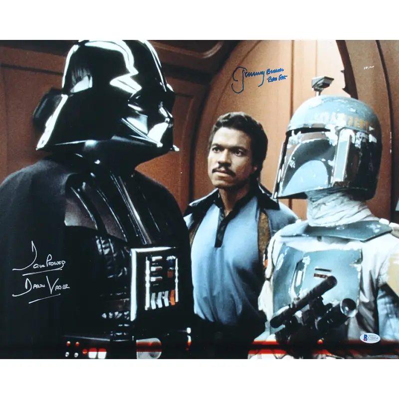 David Prowse & Jeremy Bulloch Star Wars Authentic Signed 16x20 Photo BAS #C58854
